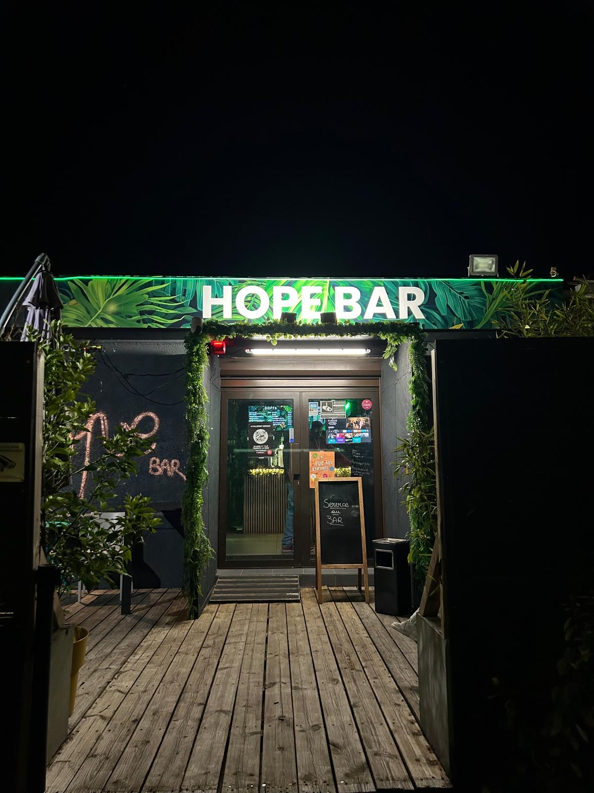 Façade Hope Bar Mérignac